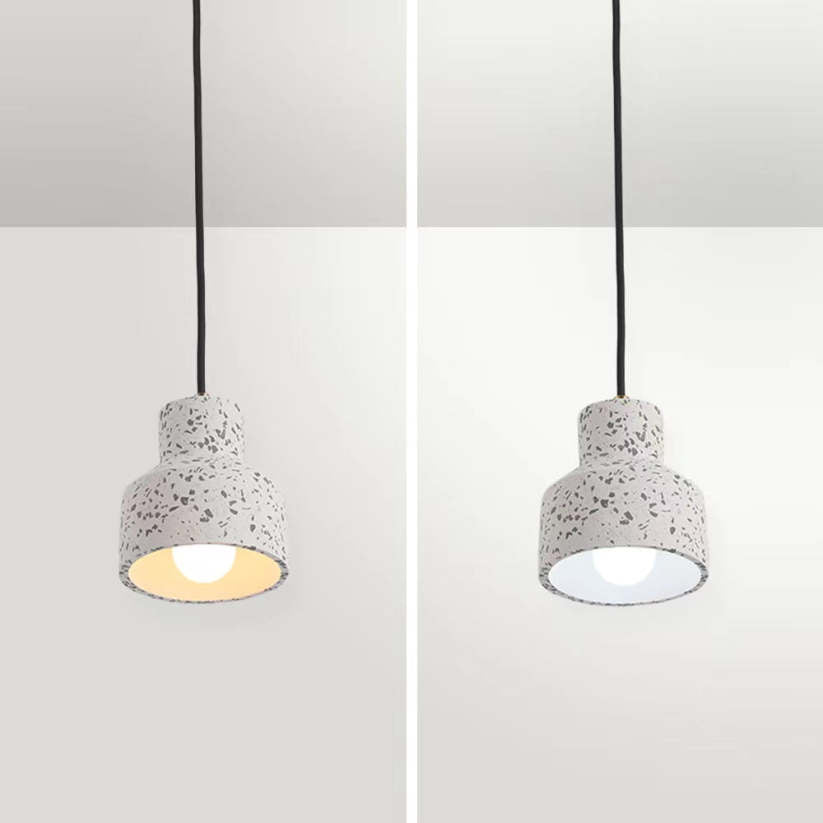 Leropus Pendant Light, Cement, Modern & Industrial, 4 Color