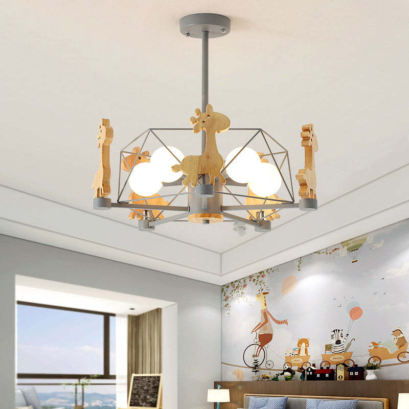 Vosabis Giraffes LED Flush Mount Ceiling Light