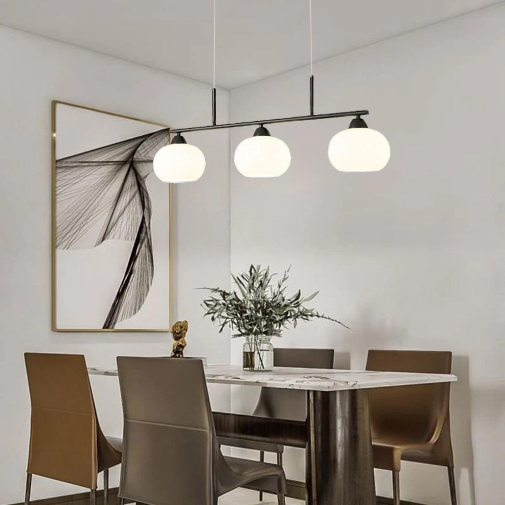 Govebam Modern Nordic Simple Pendant Light, Black/Gold