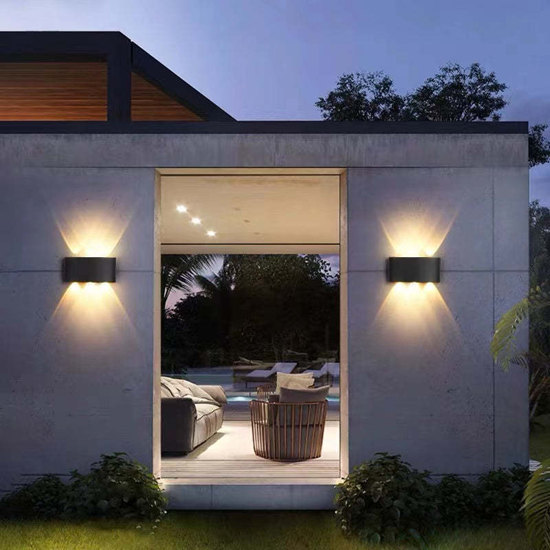 Nirex Wall Lamp Modern Rectangular Outdoor Water-wave-Neutral Decor