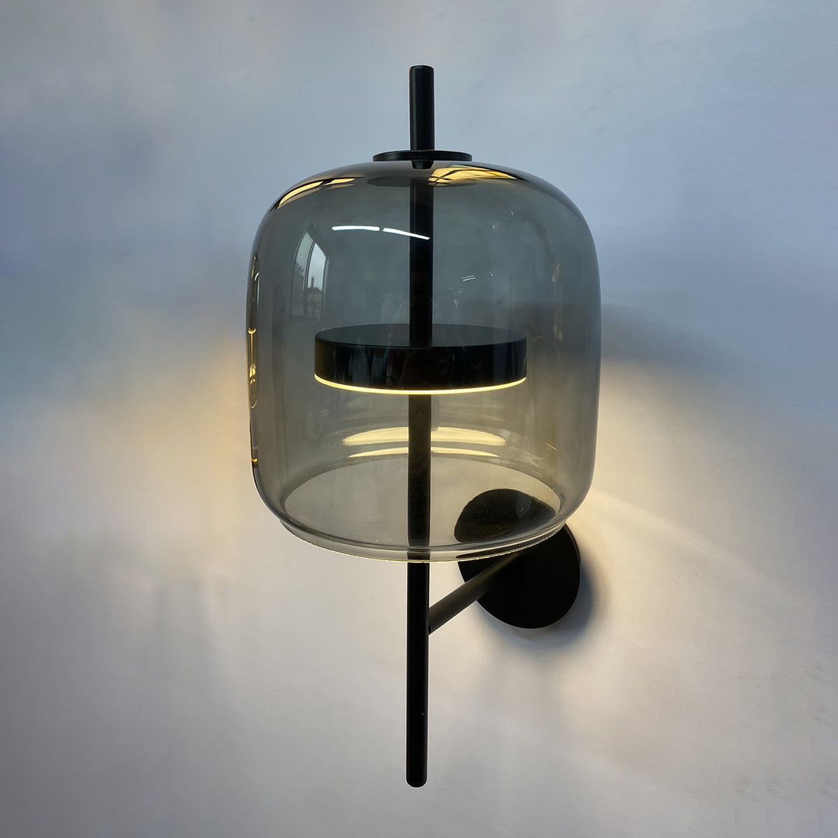 Humireti Modern Indoor Wall Lamp Metal Glass Bedroom