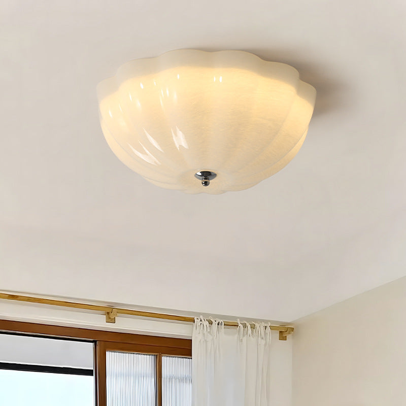Bosobed Modern Cute Design LED Flush Mount Ceiling Light White Bedroom