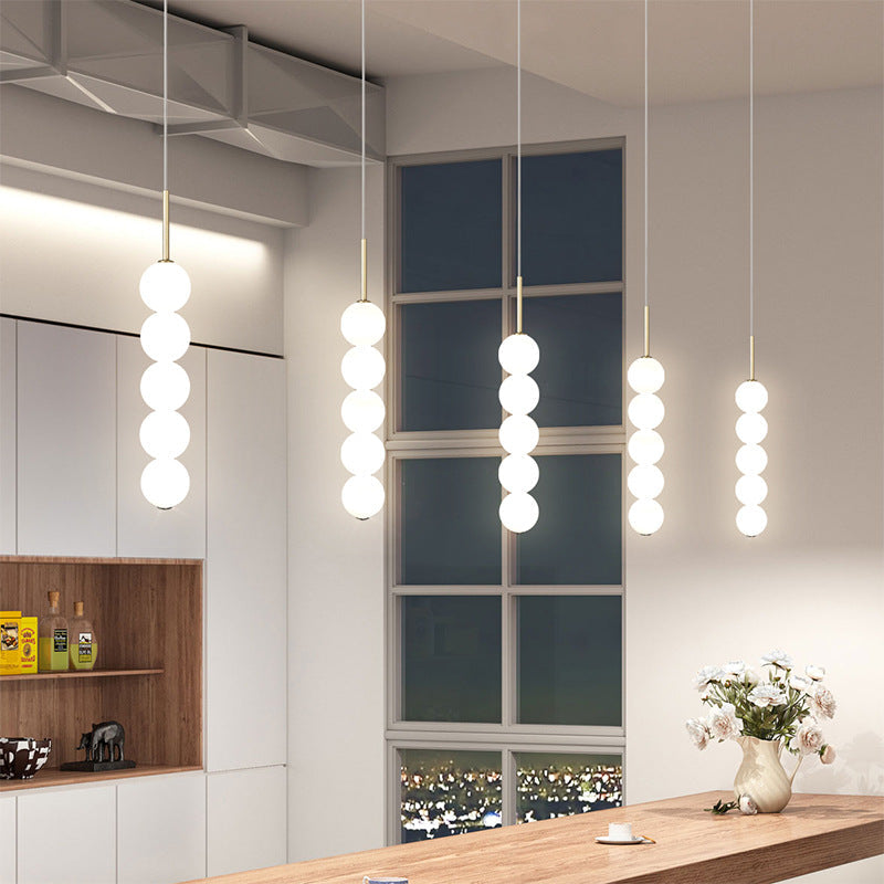 Covigiso Pendant Light White Bubble Nordic