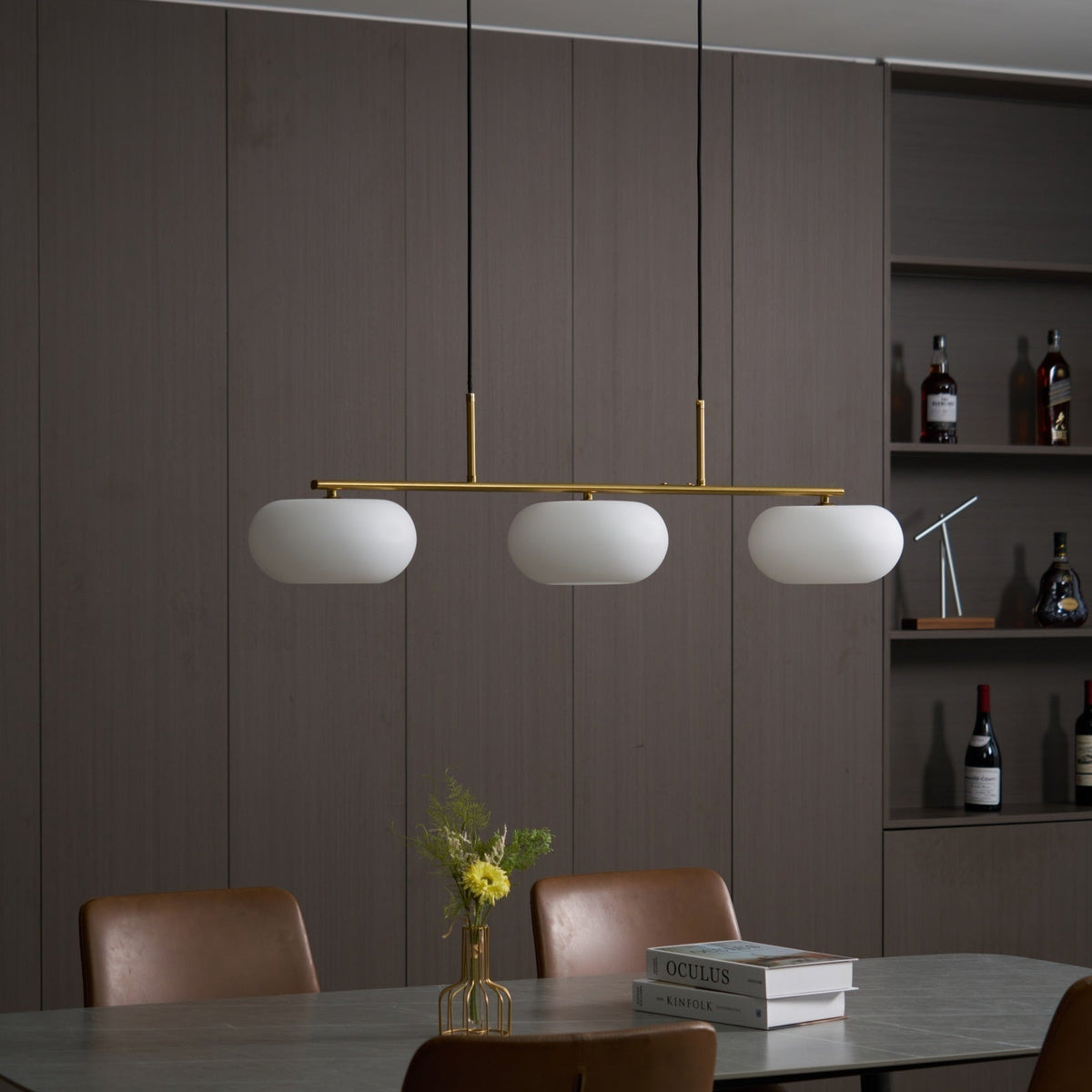 Girisud Cream Cluster Pendant Light 3 Heads