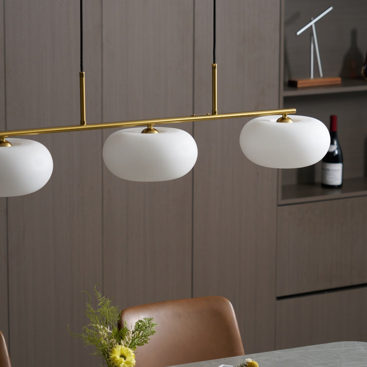 Girisud Cream Cluster Pendant Light 3 Heads