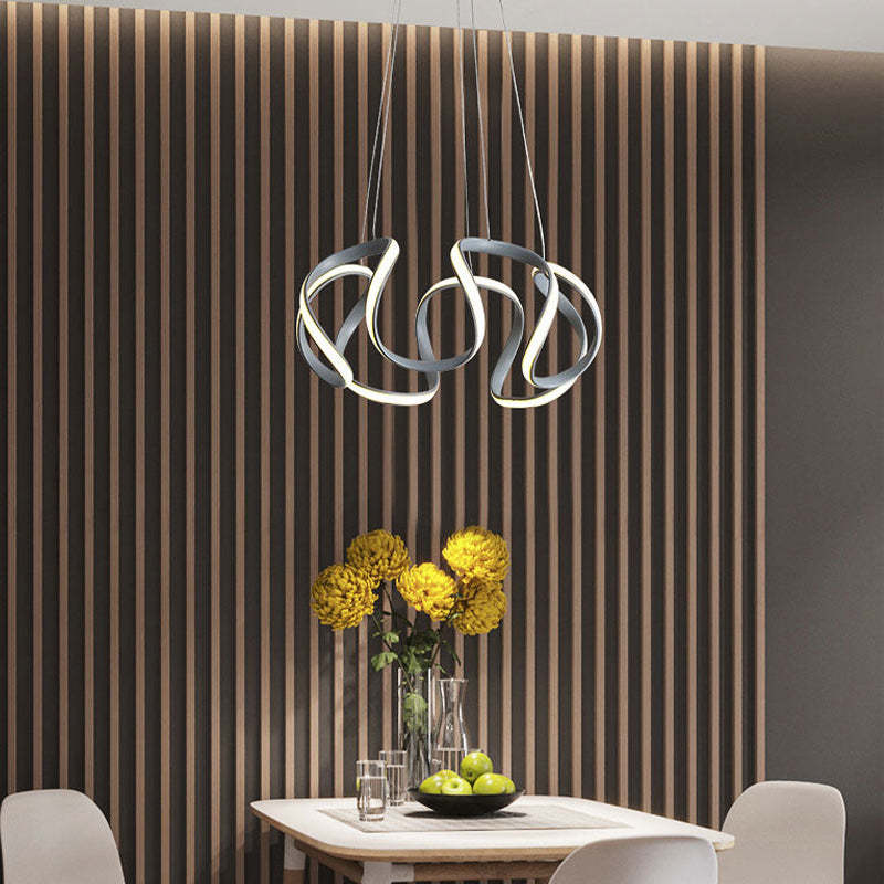 Evren Modern Irregular Flower Pendant Light, 3 Colors-Neutral Decor