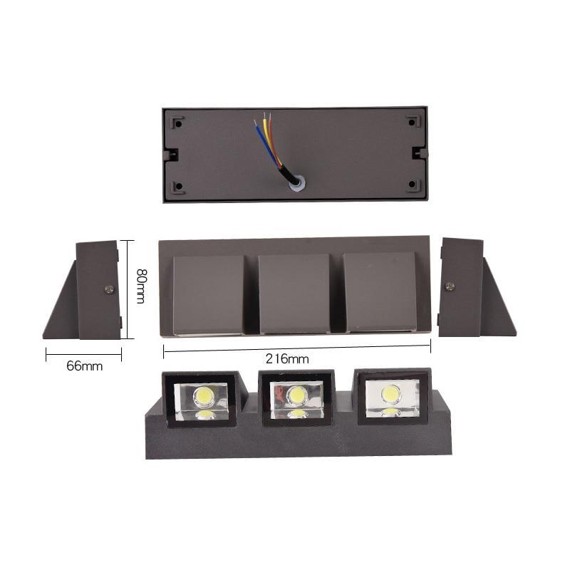 Terin Modern Black LED Outdoor Wall Lamp-Neutral Decor