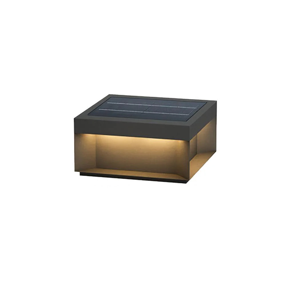 Lenovae Post Lamps Outdoor Modern Square Solar-Neutral Decor