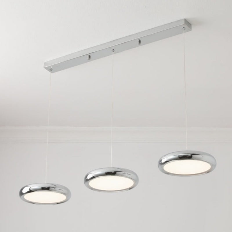 Sidarat Modern Minimalist Pendant Light Red Black Silver Metal Bedroom