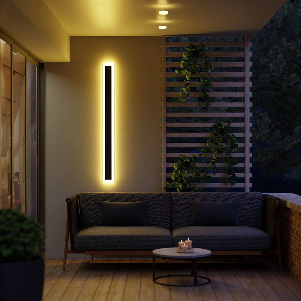 Virex Linear Outdoor Wall Lamp-Neutral Decor