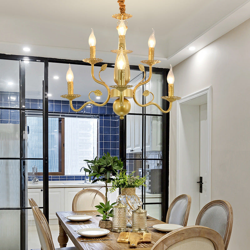 Cobubima Chandelier Rustic Glass Living Room Bedroom