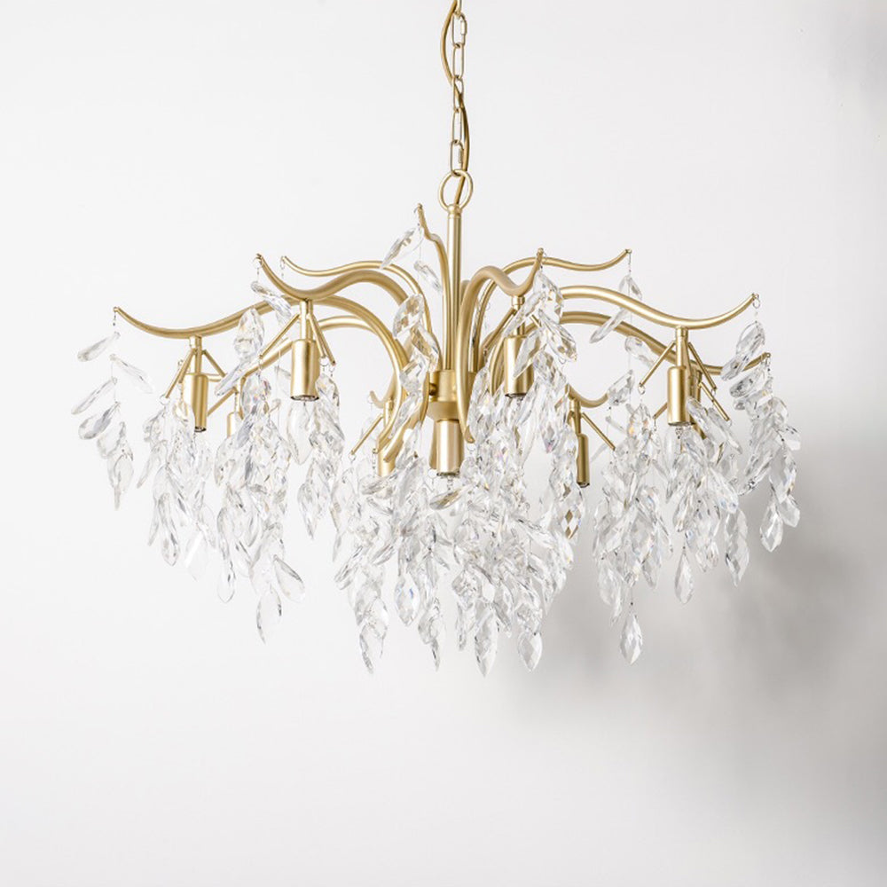 Roduger Luxury Wisteria Flower Crystal Chandelier