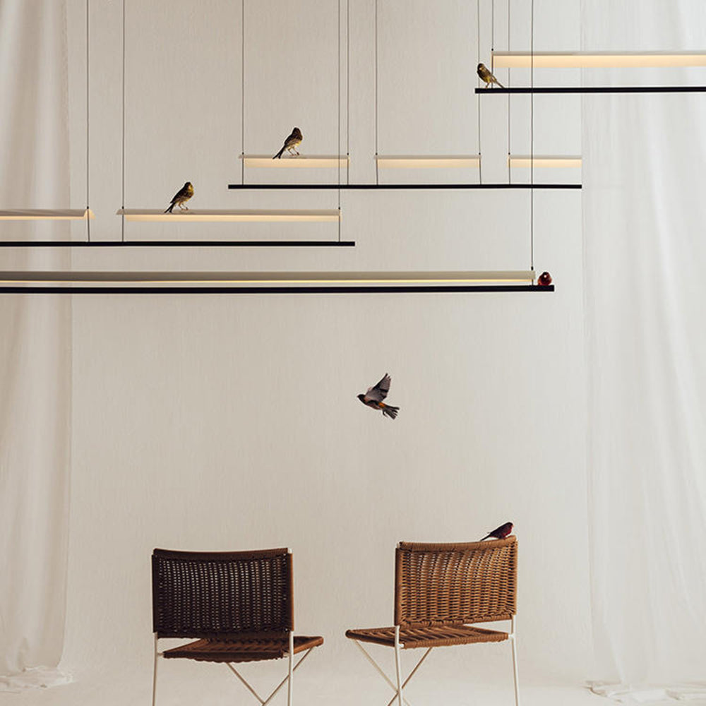 Kotomek Minimalist Linear Metal Pendant Light