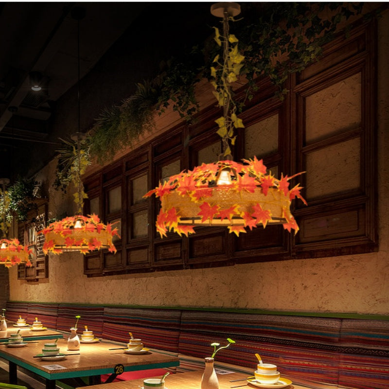 Gepodud Retro LED Pendant Light Restaurant Bedroom