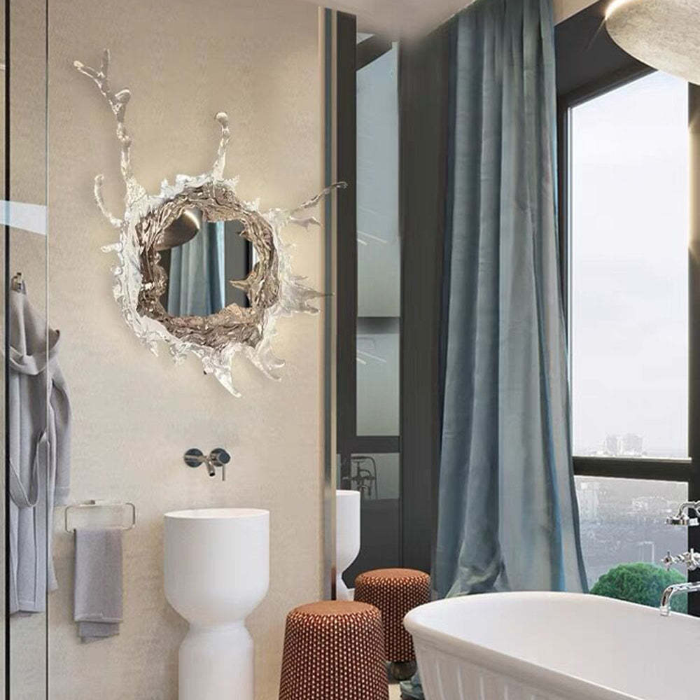 Pinuvot Wall Lamp Water Ripple Mirror Light
