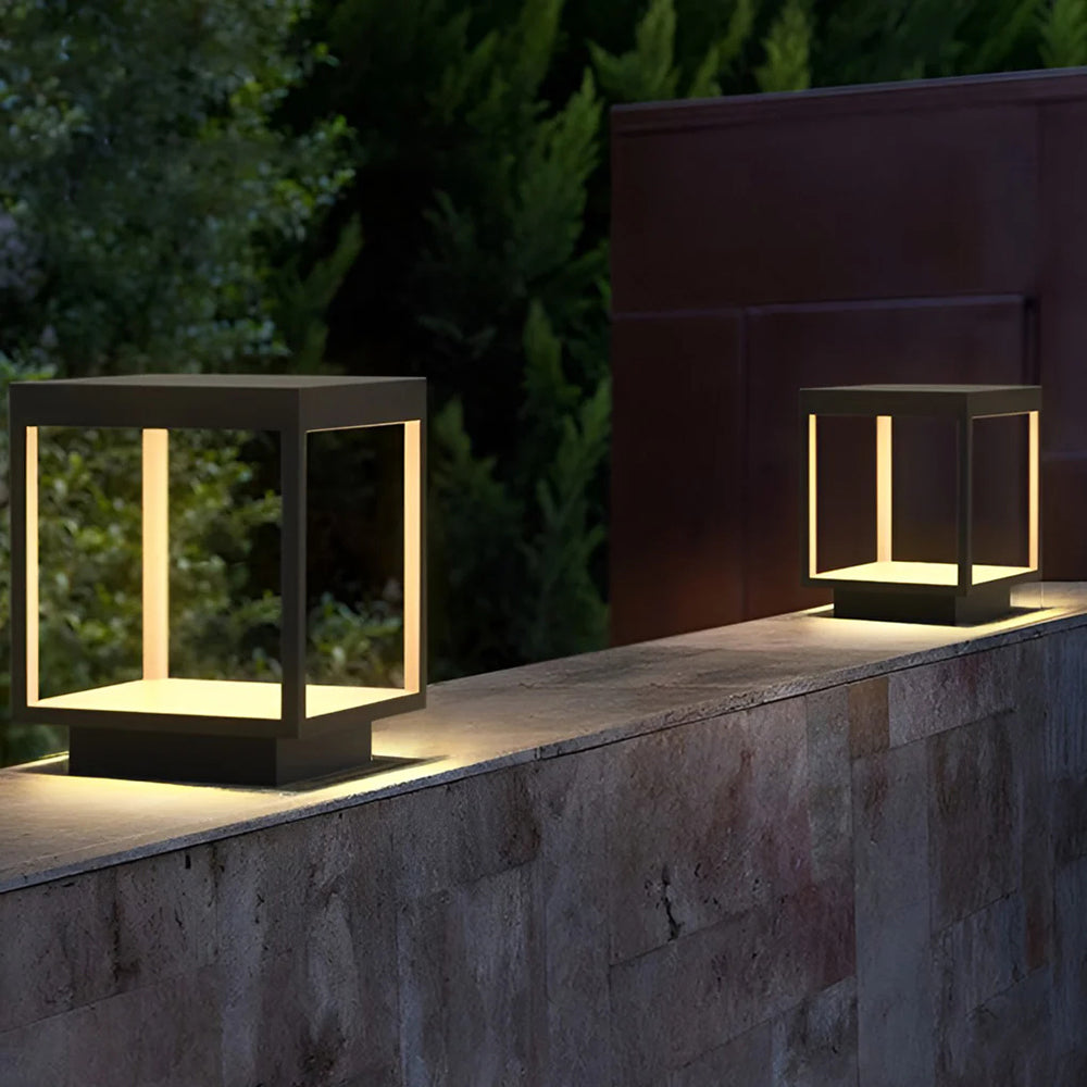 Napusom Contemporary Solar Rechargeable Outdoor Floor Lamp