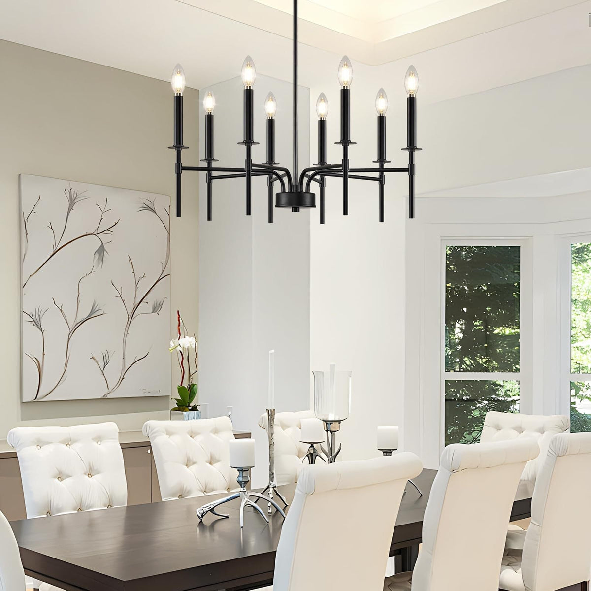 Jarinedu Pendant Light Chandeliers Retro Industrial Living Room