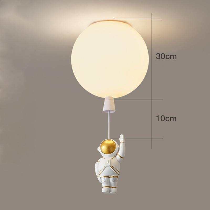 Fupogan Astronaut Balloon Flush Mount Ceiling Light, L 20/25/30/35cm