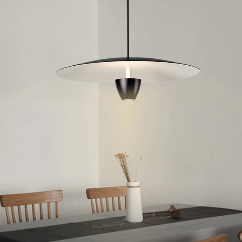 Pimuril Modern Nordic Cluster Pendant Light, Black Hat Shape