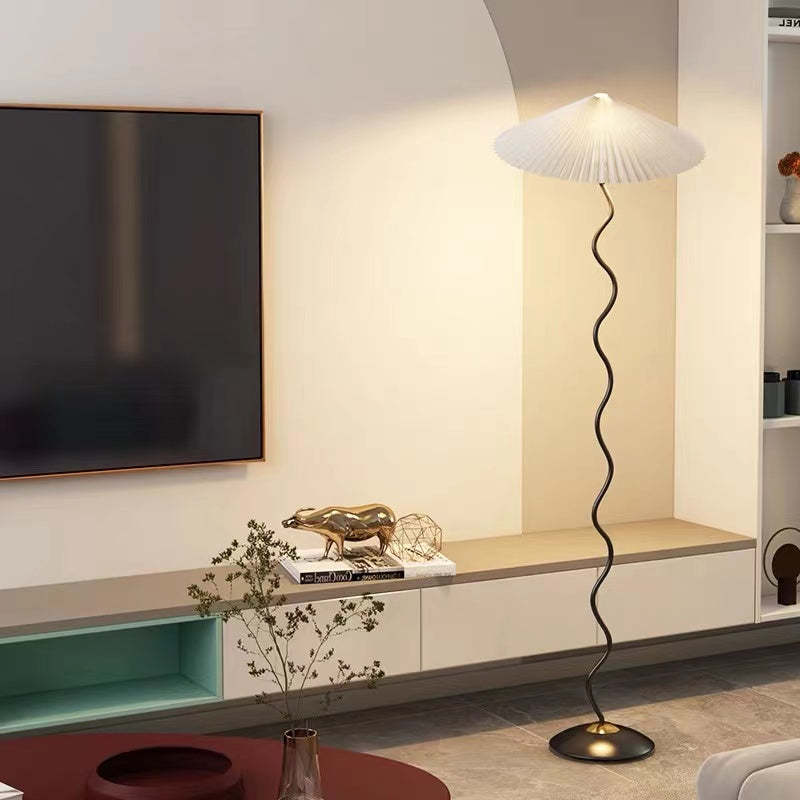 Kodesir Modern Mushroom Fabric Led Floor Lamp