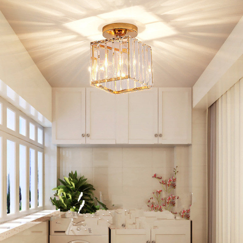Cerin Modern /Crystal Ceiling Light, 3 Colors-Neutral Decor