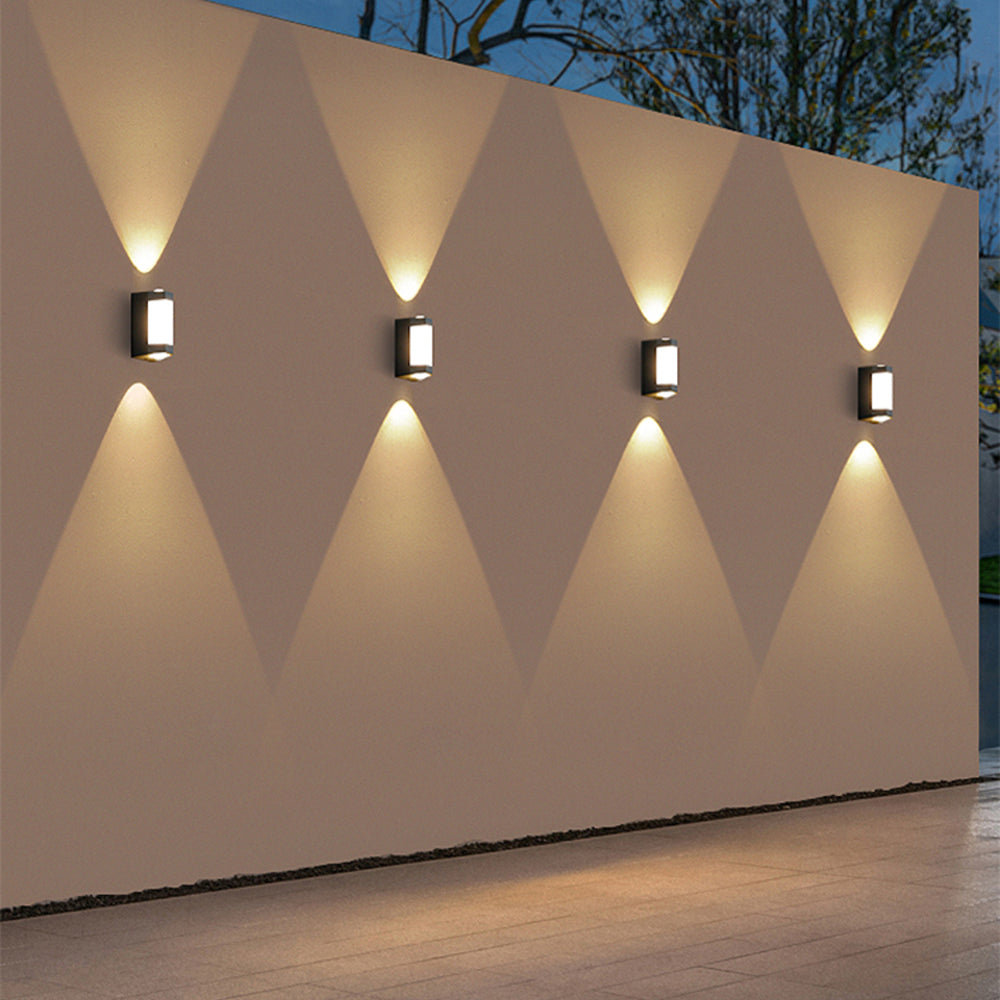 Alvoren Wall Lamp Nordic Up Down Outdoor White/Black-Neutral Decor