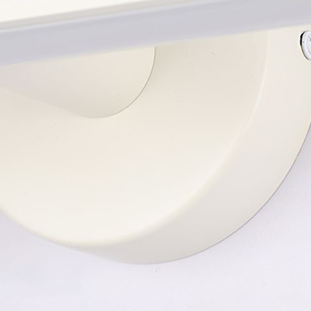 Devudol Minimalist Linear Mirror Front Wall Lamp, White