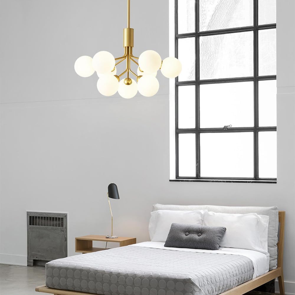 Bagosil LED Chandelier Metal Living Room/Bedroom/Dining Room