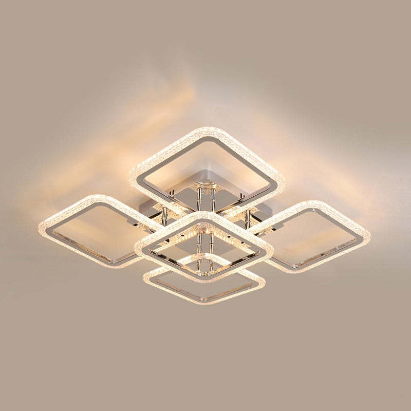 Kemukod Modern Square Flush Mount Ceiling Light