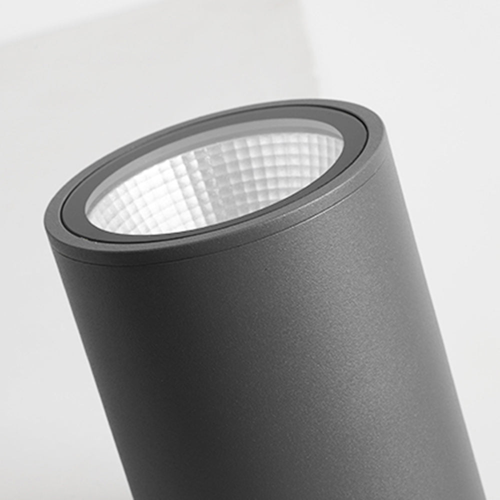 Rogiter Modern Black Cylindrical Flush Mount Ceiling Light Spotlight