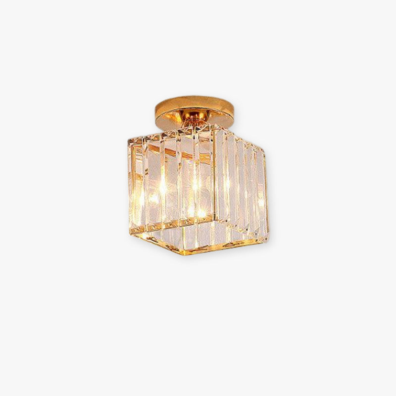 Cerin Modern /Crystal Ceiling Light, 3 Colors-Neutral Decor