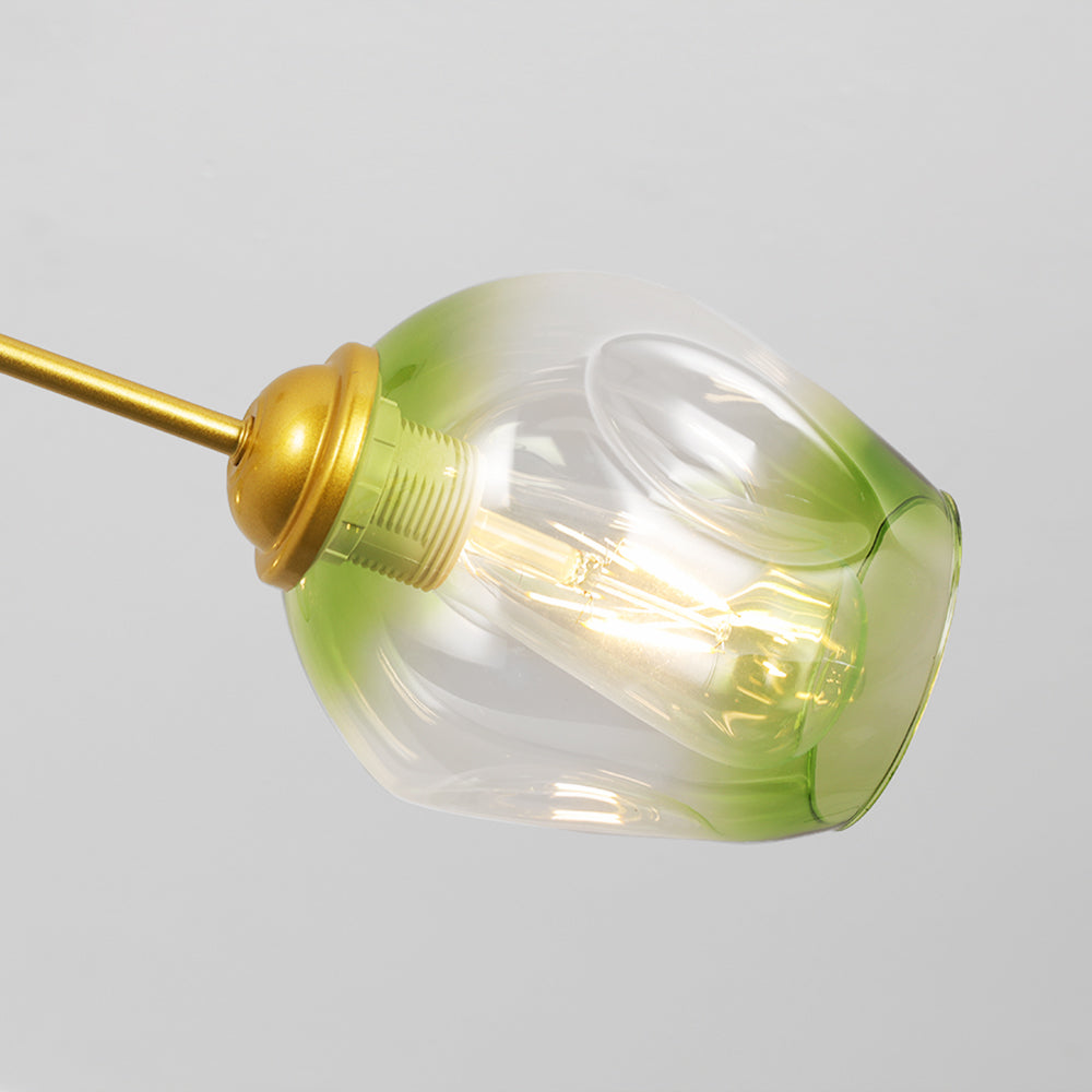 Zerin Nordic Modern Glass Pendant Light Clear Bubble-Neutral Decor