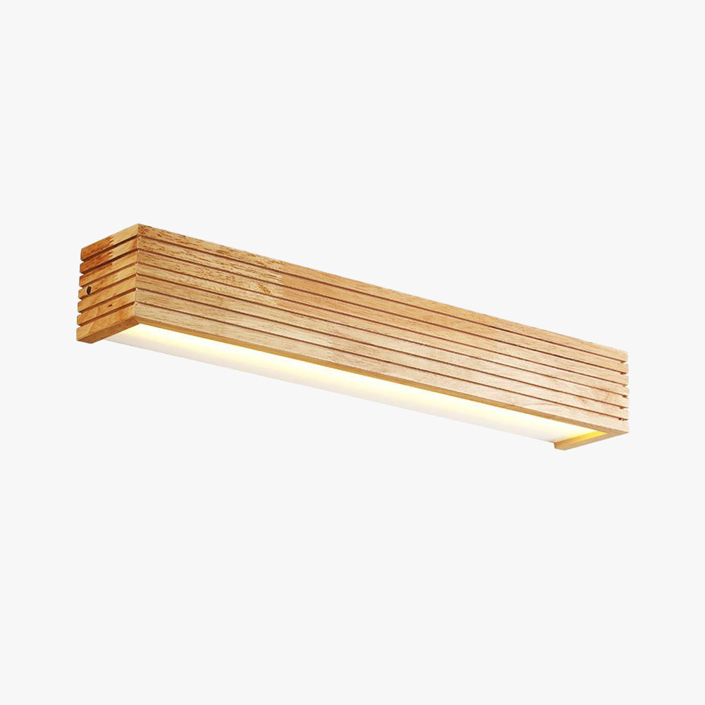 Wenosun Modern Wooden LED Indoor Wall Light, Bedroom