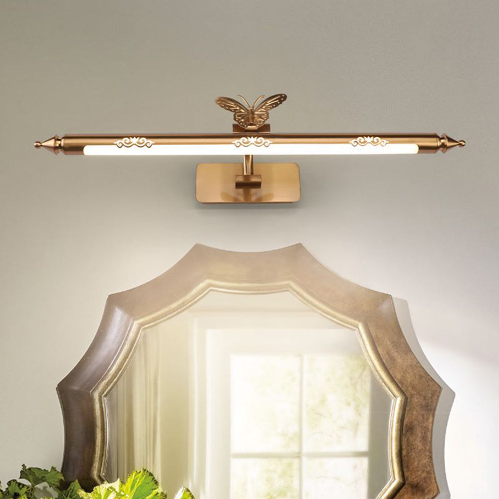 Semitus Retro Butterfly Metal/ Wall Lamp, Champagne Gold