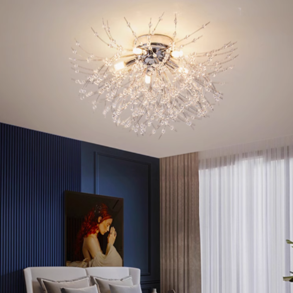 Lirex Vintage Pendant Light Dandelion firework-Neutral Decor