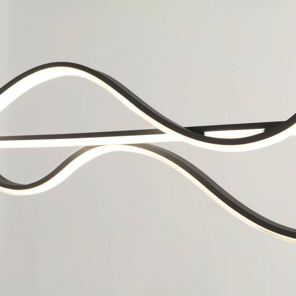 Penives Modern Wave Pendant Light, 3 Colour