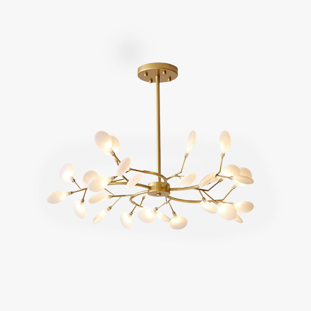 Zumulel Unique Branch Firefly Sputnik Art Deco Chandelier