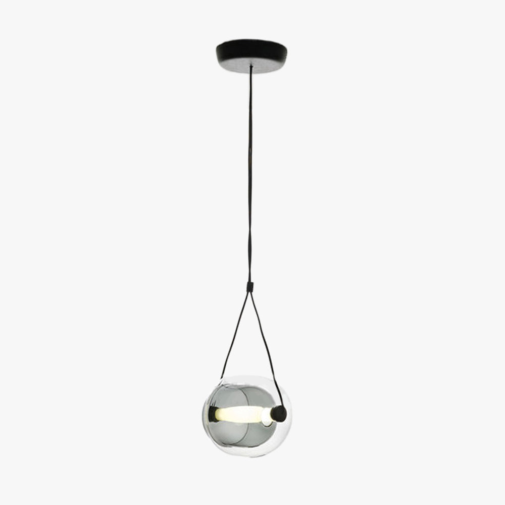 Tagupos Modern Bubble Glass Pendant Light, Blue/Yellow/Pink/Smoky Grey/White/Clear