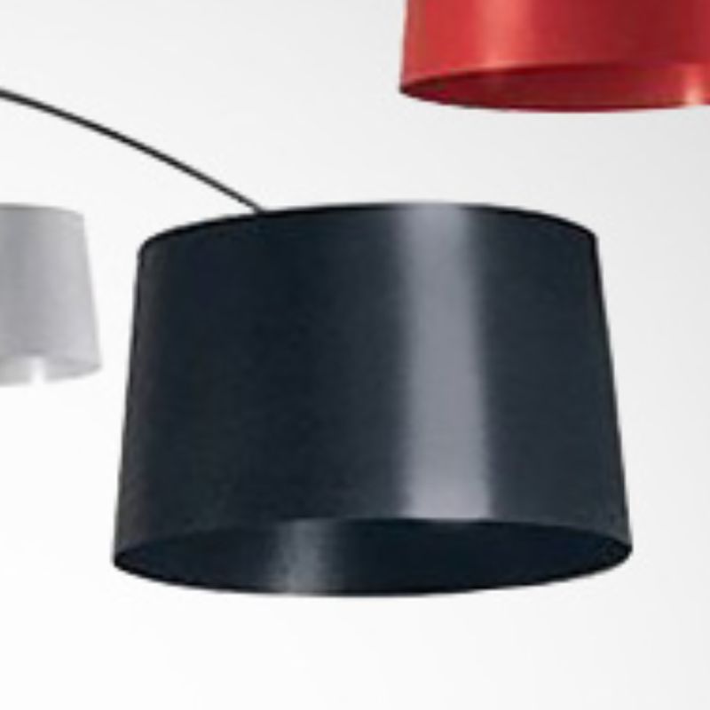 Cenerok Floor Lamp Cool Modern, Metal Arc, Black/White/Red/Blue, Bedroom