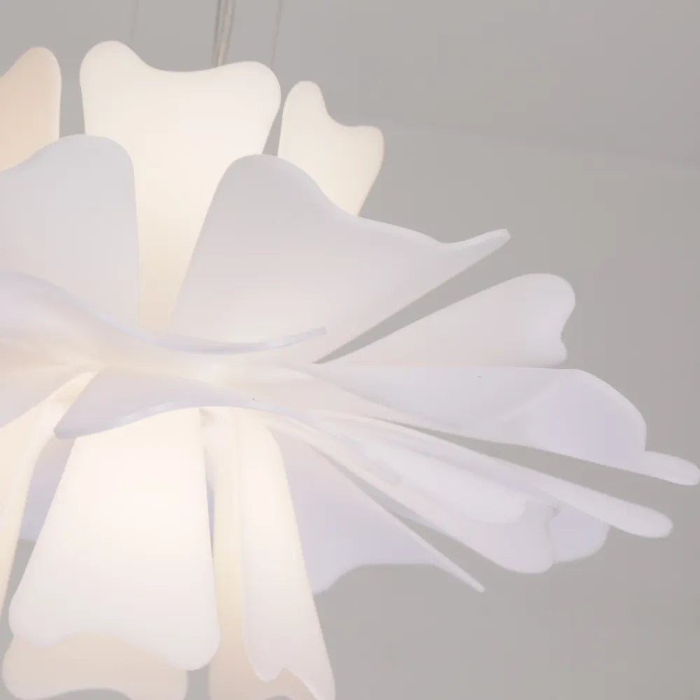 Eldor Elegant Flower Pendant Light White-Neutral Decor