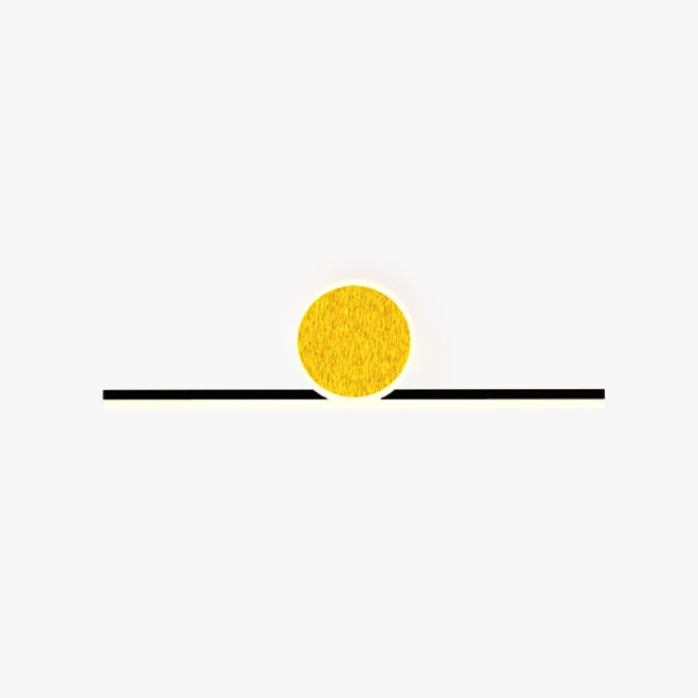 Remokas Modern Simple Circular Line Gold Wall Lamp