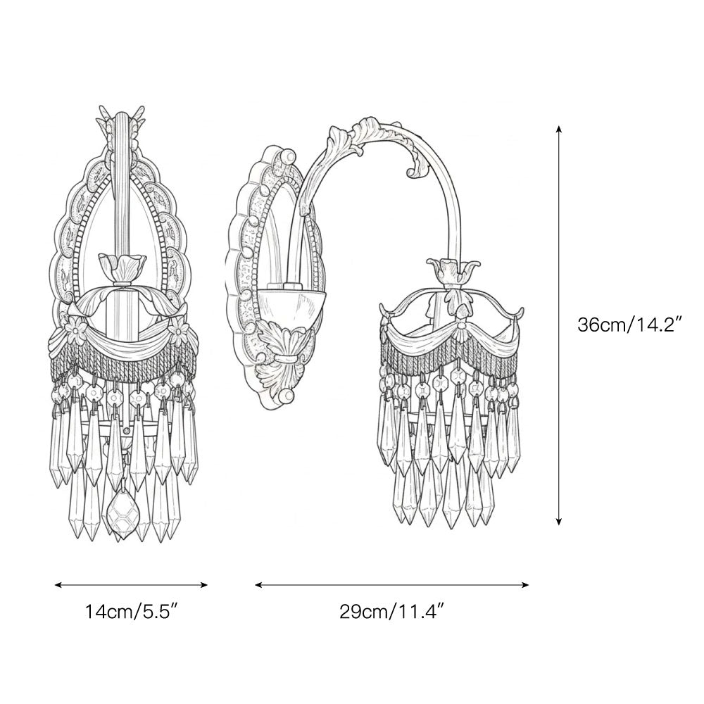 Regalia Brass Wall Lamp