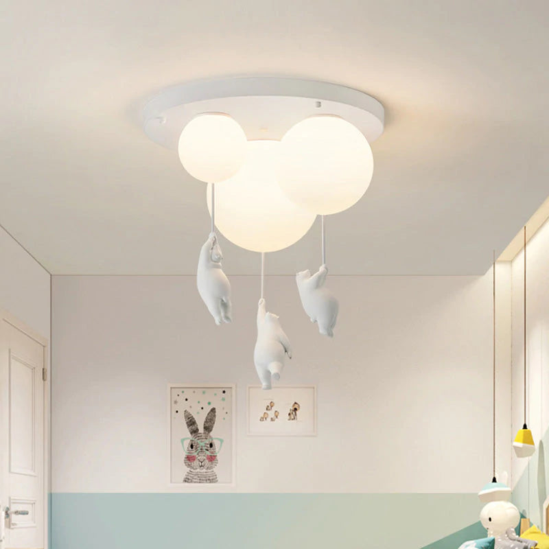 Seron Bear Balloon Ceiling /Pendant Light-Neutral Decor
