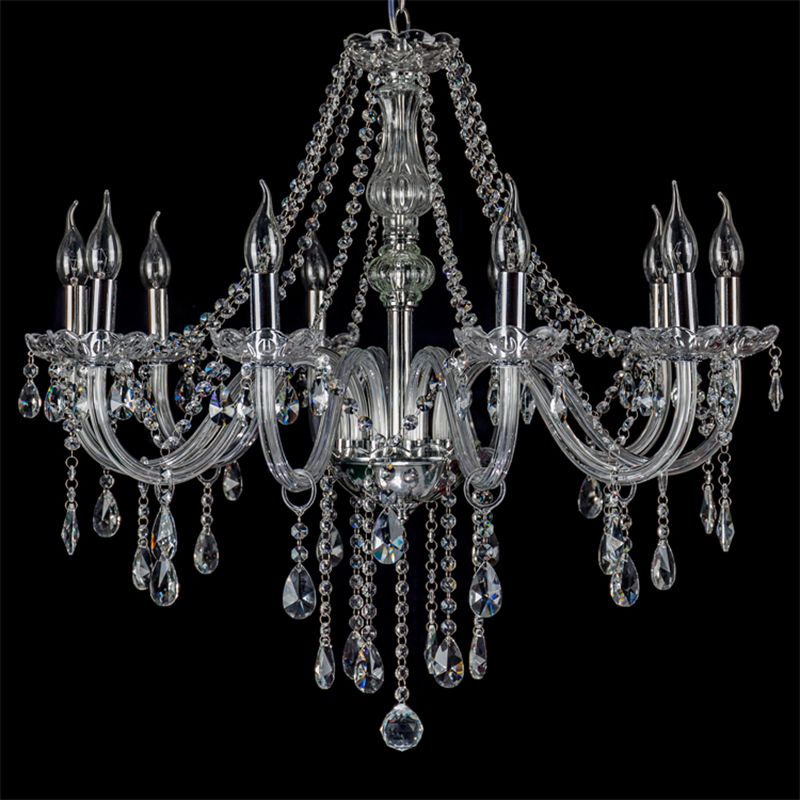 Depaner Luxury Candlestick Clear Crystal Chandelier