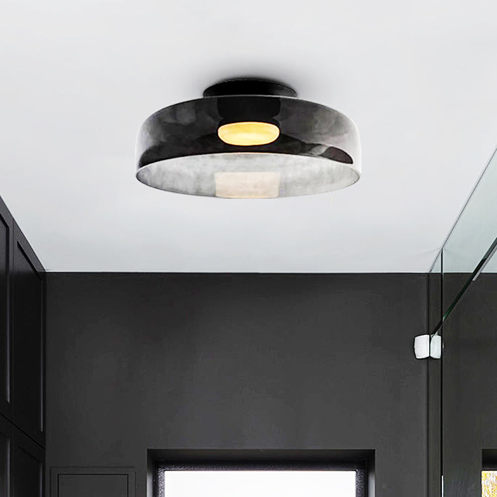 Rugogalu Modern Simple Creative Glass Flush Mount Ceiling Light