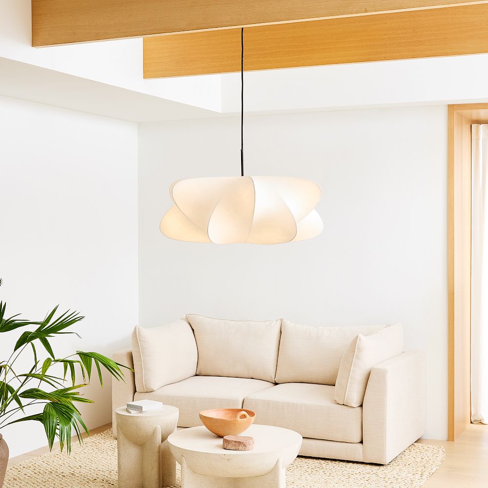 Luxe Silk Contemporary Pendant Light