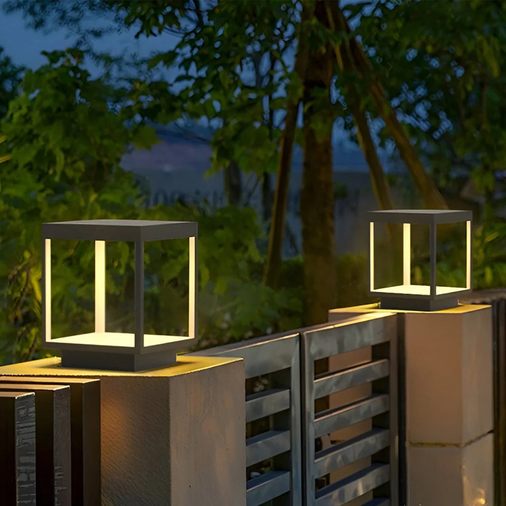 Napusom Contemporary Solar Rechargeable Outdoor Floor Lamp