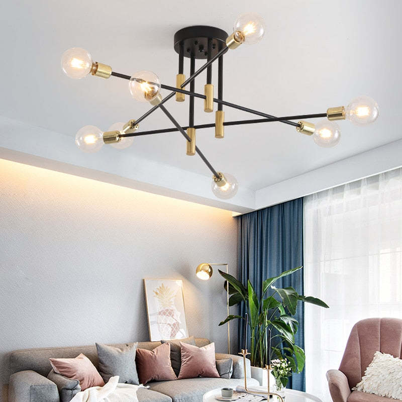 Bori Retro Satellite Shape Ceiling Light-Neutral Decor
