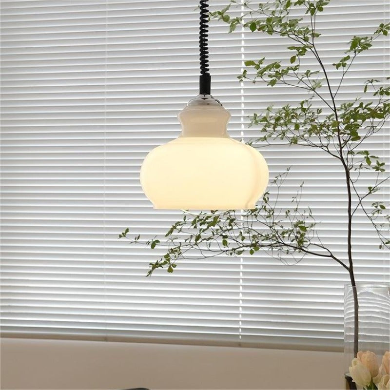 Pemebik Retro Simple Pendant Light Living Room Green Living Room