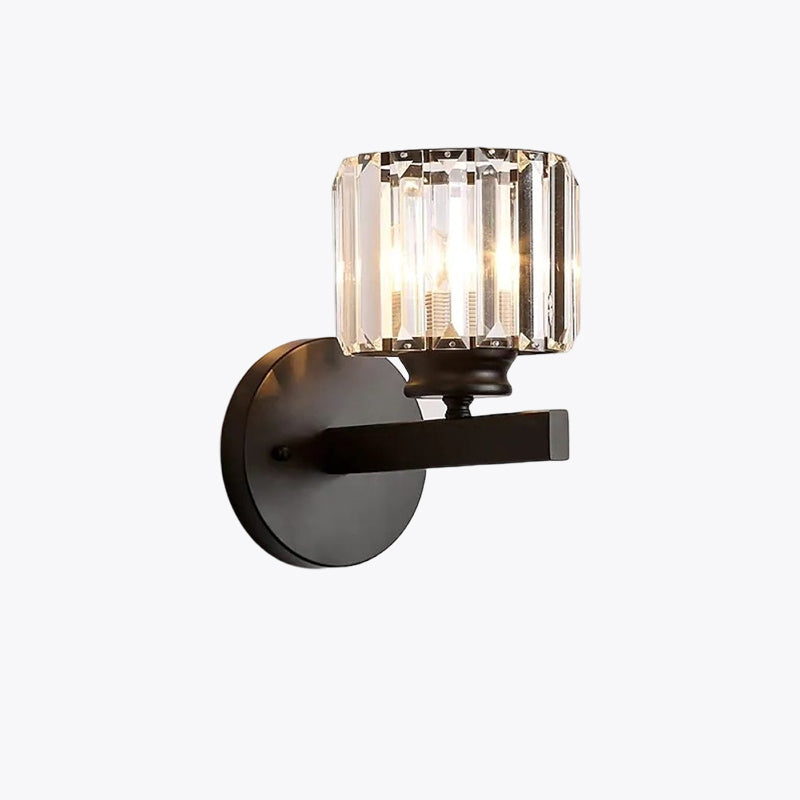 Mebavud Modern LED Crystal Wall Lamp Square, Round